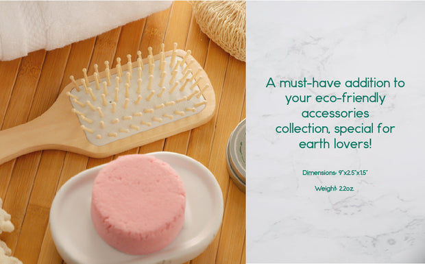 Wooden Detangling Hair Brush-3