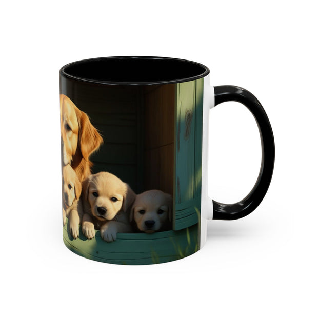 Paw-sitive Vibes Coffee Mug, Dog Lover Gift, Cute Animal Mug, Pet Owner Present, Puppy Mug for Coffee and Tea