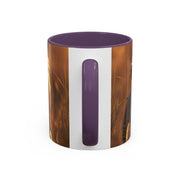 Majestic Lion Accent Coffee Mug | Animal Lover Gift, Wildlife Decor, Unique Mug, Gift for Her, Nature Enthusiast