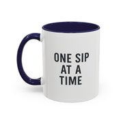 Inspirational Coffee Mug, One Sip at a Time Quote, Motivational Cup, Gift for Coffee Lovers, Office Decor, Unique Kitchenware
