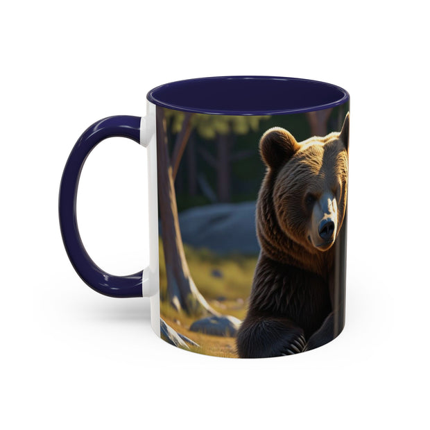 Cozy Bear Coffee Mug | Perfect for Nature Lovers, Gift for Wildlife Enthusiasts, Animal Lover's Cup, Eco-Friendly Mug, Hiking Essentials