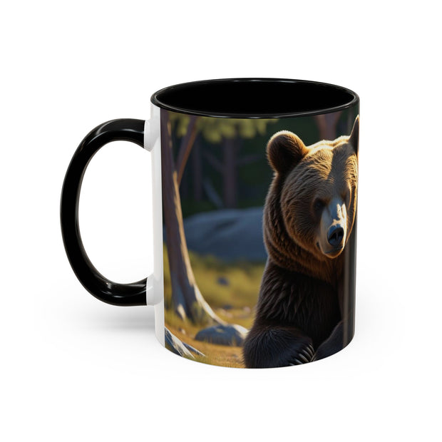 Cozy Bear Coffee Mug | Perfect for Nature Lovers, Gift for Wildlife Enthusiasts, Animal Lover's Cup, Eco-Friendly Mug, Hiking Essentials