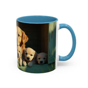 Paw-sitive Vibes Coffee Mug, Dog Lover Gift, Cute Animal Mug, Pet Owner Present, Puppy Mug for Coffee and Tea
