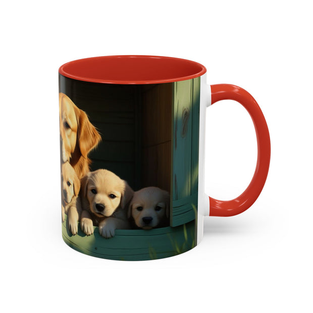 Paw-sitive Vibes Coffee Mug, Dog Lover Gift, Cute Animal Mug, Pet Owner Present, Puppy Mug for Coffee and Tea