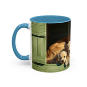 Paw-sitive Vibes Coffee Mug, Dog Lover Gift, Cute Animal Mug, Pet Owner Present, Puppy Mug for Coffee and Tea