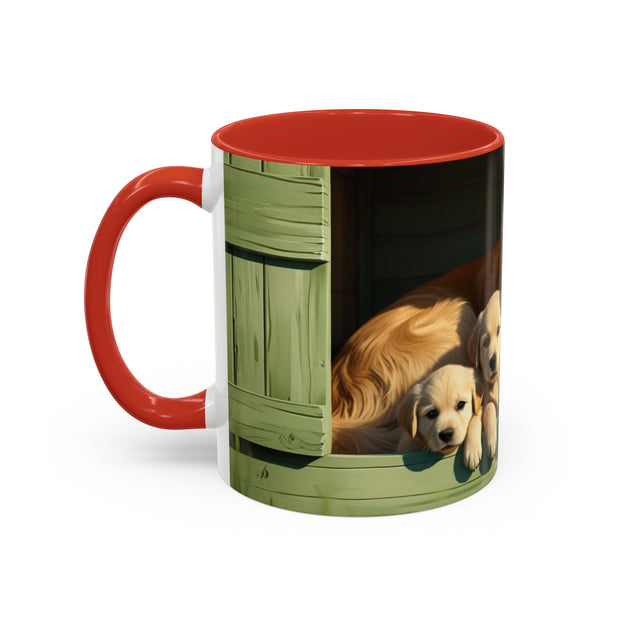 Paw-sitive Vibes Coffee Mug, Dog Lover Gift, Cute Animal Mug, Pet Owner Present, Puppy Mug for Coffee and Tea