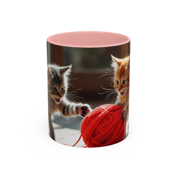 Cute Cat Accent Coffee Mug - Purrfect Gift for Cat Lovers, Pet Owners, Home Decor, Coffee Enthusiasts, Birthday, Holidays