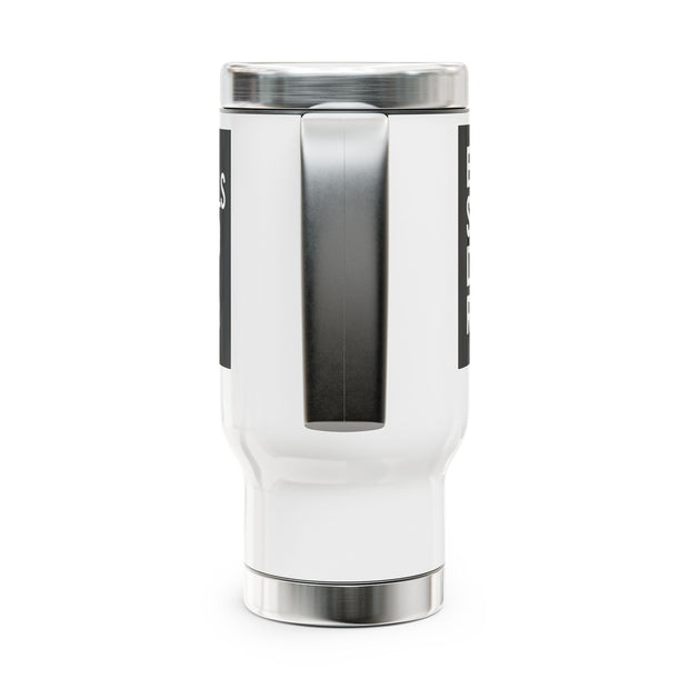 Travel Mug with Handle - Perfect for Drivers, Gift for Truckers, Coffee Lovers, Road Trip Essentials, Birthday Gift