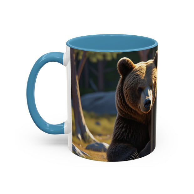 Cozy Bear Coffee Mug | Perfect for Nature Lovers, Gift for Wildlife Enthusiasts, Animal Lover's Cup, Eco-Friendly Mug, Hiking Essentials
