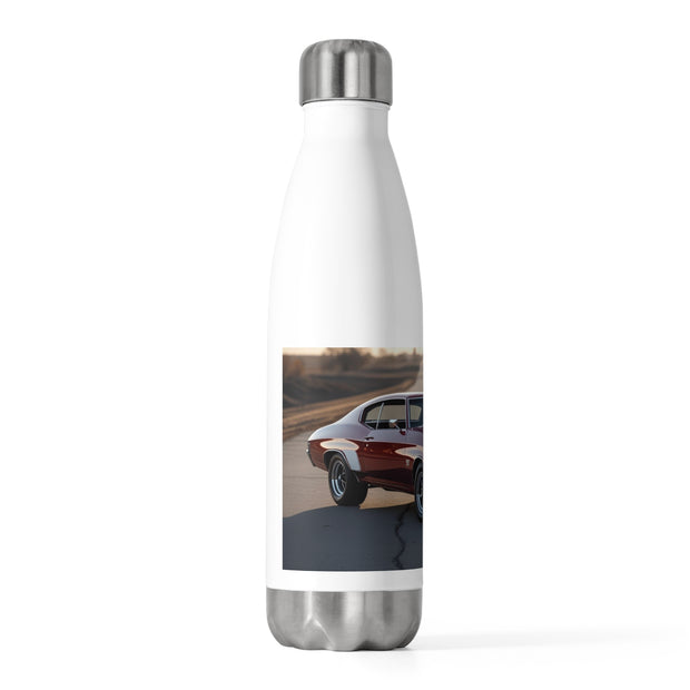 Vintage Muscle Car 20oz Insulated Bottle | Perfect for Car Enthusiasts, Road Trips, Gifts, and Outdoor Adventures