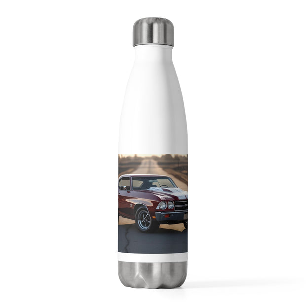 Vintage Muscle Car 20oz Insulated Bottle | Perfect for Car Enthusiasts, Road Trips, Gifts, and Outdoor Adventures