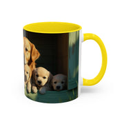 Paw-sitive Vibes Coffee Mug, Dog Lover Gift, Cute Animal Mug, Pet Owner Present, Puppy Mug for Coffee and Tea