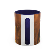 Majestic Lion Accent Coffee Mug | Animal Lover Gift, Wildlife Decor, Unique Mug, Gift for Her, Nature Enthusiast