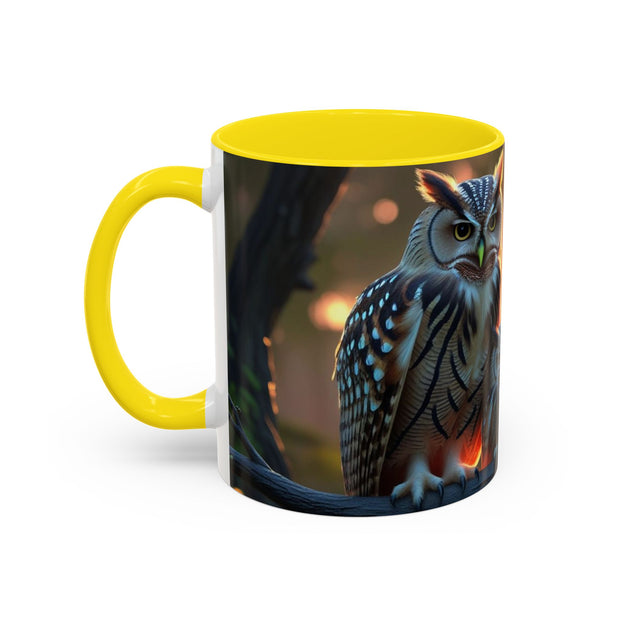 Owl Vibes Coffee Mug - Perfect for Nature Lovers, Birdwatchers, or Gifts for Animal Lovers, Unique Decor, Cozy Drinkware