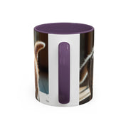 Cute Cat Accent Coffee Mug - Purrfect Gift for Cat Lovers, Pet Owners, Home Decor, Coffee Enthusiasts, Birthday, Holidays