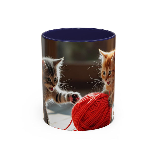 Cute Cat Accent Coffee Mug - Purrfect Gift for Cat Lovers, Pet Owners, Home Decor, Coffee Enthusiasts, Birthday, Holidays