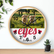 Cute Puppy Wall Clock – Perfect Gift for Dog Lovers, Home Decor, Anniversary, Birthday, Pet-Themed, Unique Wall Art
