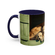 Paw-sitive Vibes Coffee Mug, Dog Lover Gift, Cute Animal Mug, Pet Owner Present, Puppy Mug for Coffee and Tea