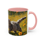 Playful Pet Coffee Mug - Cat and Dog Lovers Gift, Cute Animal Mug, Home and Kitchen Decor, Dog Mom Mug, Cat Dad Gift