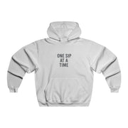 Cozy Motivational Hoodie - One Sip at a Time - Perfect for Relaxing, Gift for Coffee Lovers, Casual Wear, Inspirational Apparel