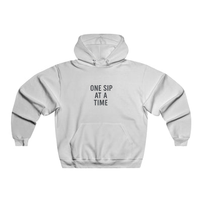 Cozy Motivational Hoodie - One Sip at a Time - Perfect for Relaxing, Gift for Coffee Lovers, Casual Wear, Inspirational Apparel
