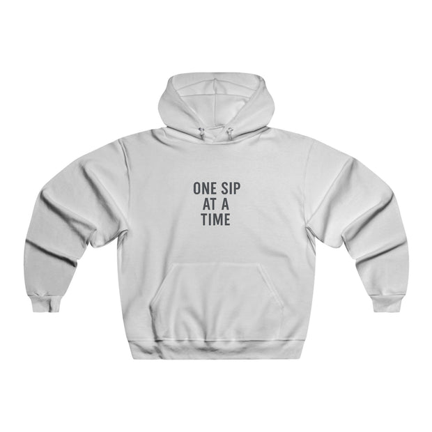 Cozy Motivational Hoodie - One Sip at a Time - Perfect for Relaxing, Gift for Coffee Lovers, Casual Wear, Inspirational Apparel
