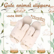 Bunny Slippers for Women Fuzzy Cute Animal Memory Foam House Rabbit Slippers Indoor Outdoor