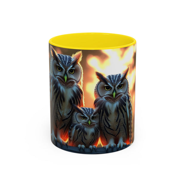Owl Vibes Coffee Mug - Perfect for Nature Lovers, Birdwatchers, or Gifts for Animal Lovers, Unique Decor, Cozy Drinkware