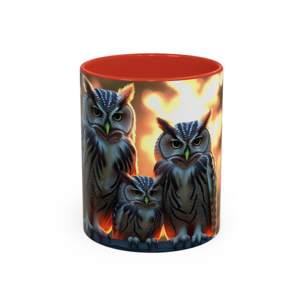 Owl Vibes Coffee Mug - Perfect for Nature Lovers, Birdwatchers, or Gifts for Animal Lovers, Unique Decor, Cozy Drinkware