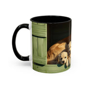 Paw-sitive Vibes Coffee Mug, Dog Lover Gift, Cute Animal Mug, Pet Owner Present, Puppy Mug for Coffee and Tea