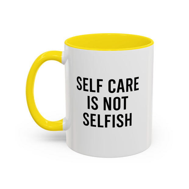 Self Care Coffee Mug, Motivational Mug, Gifts for Friends, Self-Love Mug, Inspirational Drinkware