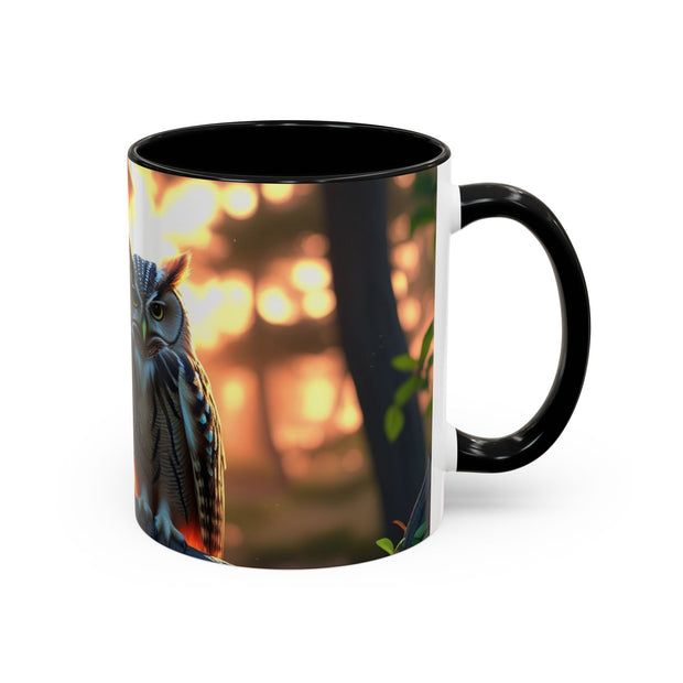 Owl Vibes Coffee Mug - Perfect for Nature Lovers, Birdwatchers, or Gifts for Animal Lovers, Unique Decor, Cozy Drinkware