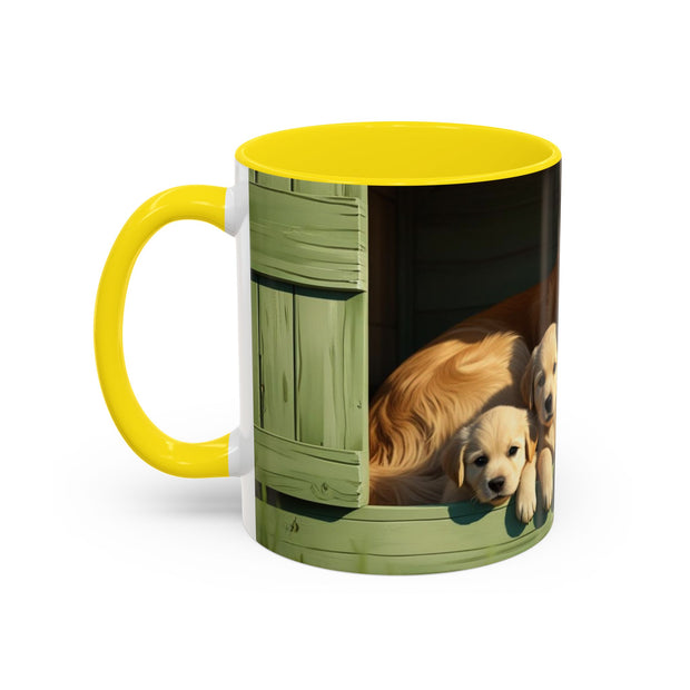 Paw-sitive Vibes Coffee Mug, Dog Lover Gift, Cute Animal Mug, Pet Owner Present, Puppy Mug for Coffee and Tea