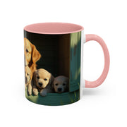 Paw-sitive Vibes Coffee Mug, Dog Lover Gift, Cute Animal Mug, Pet Owner Present, Puppy Mug for Coffee and Tea