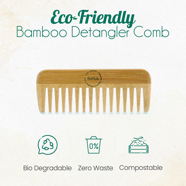 All-Natural Bamboo Hair Comb-3