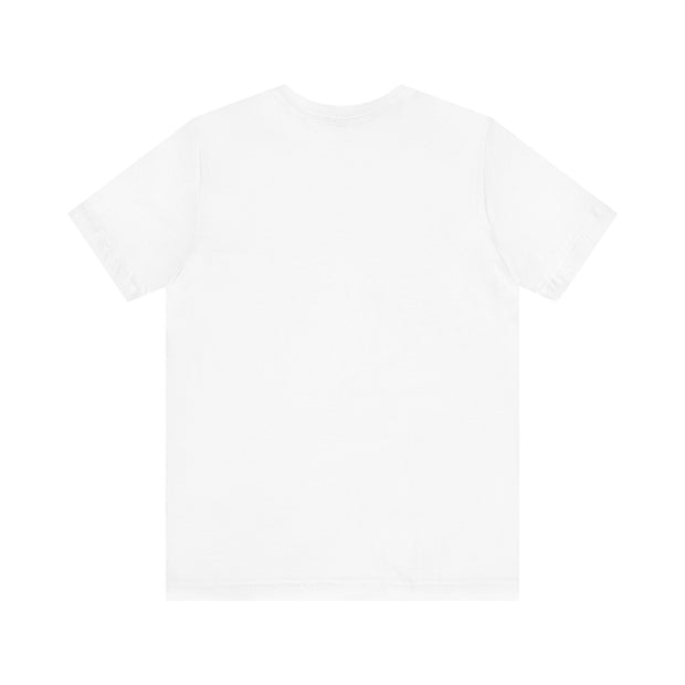 Plain white t-shirt on a white background