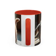 Cute Cat Accent Coffee Mug - Purrfect Gift for Cat Lovers, Pet Owners, Home Decor, Coffee Enthusiasts, Birthday, Holidays