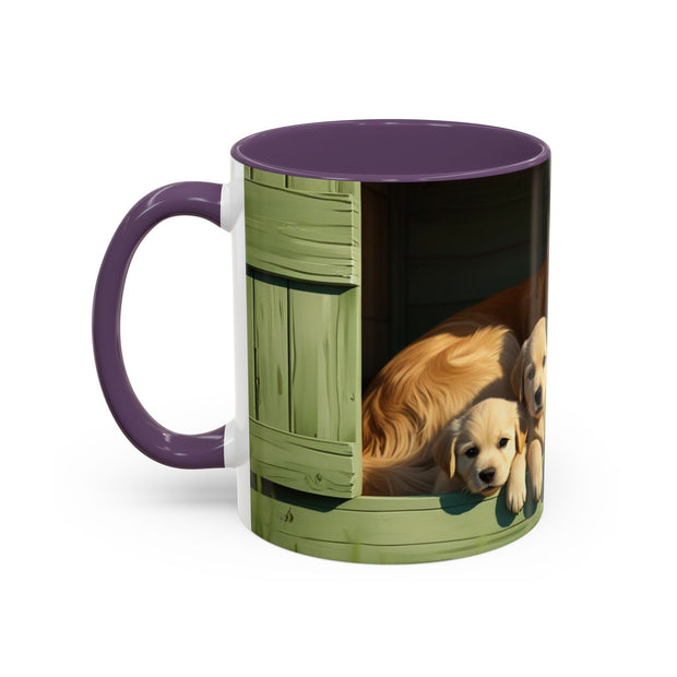 Paw-sitive Vibes Coffee Mug, Dog Lover Gift, Cute Animal Mug, Pet Owner Present, Puppy Mug for Coffee and Tea