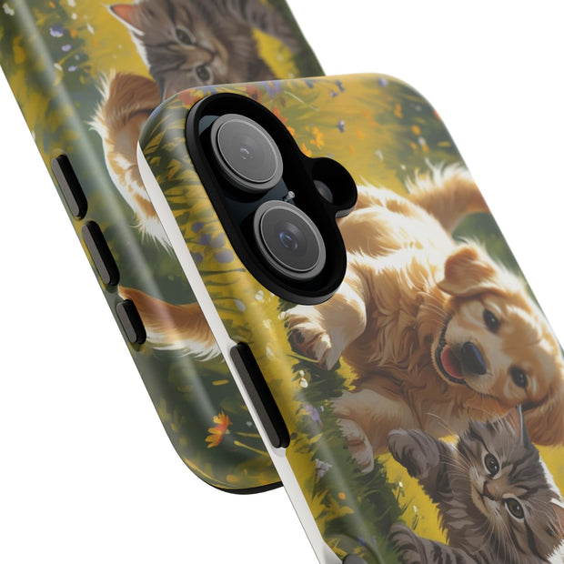 Pet Lover Phone Case - Cute Dog and Cat Design, Animal Case, Pet Gift, Custom Phone Cover, Gift for Animal Lovers, Unique Phone Accessory