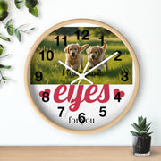 Cute Puppy Wall Clock – Perfect Gift for Dog Lovers, Home Decor, Anniversary, Birthday, Pet-Themed, Unique Wall Art
