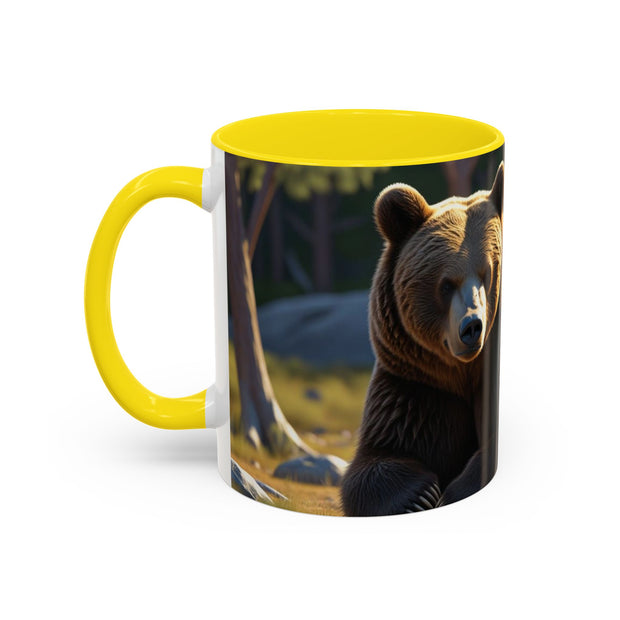 Cozy Bear Coffee Mug | Perfect for Nature Lovers, Gift for Wildlife Enthusiasts, Animal Lover's Cup, Eco-Friendly Mug, Hiking Essentials