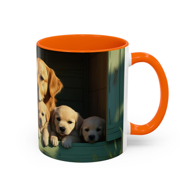 Paw-sitive Vibes Coffee Mug, Dog Lover Gift, Cute Animal Mug, Pet Owner Present, Puppy Mug for Coffee and Tea