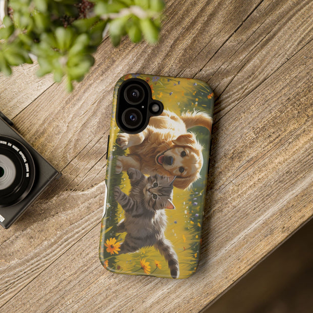 Pet Lover Phone Case - Cute Dog and Cat Design, Animal Case, Pet Gift, Custom Phone Cover, Gift for Animal Lovers, Unique Phone Accessory