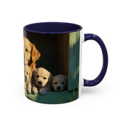 Paw-sitive Vibes Coffee Mug, Dog Lover Gift, Cute Animal Mug, Pet Owner Present, Puppy Mug for Coffee and Tea