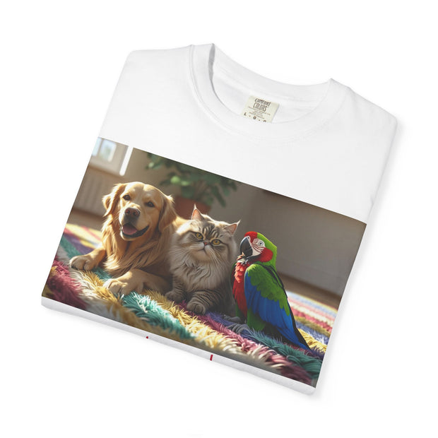 Cute Pet-Themed T-Shirt, Perfect for Animal Lovers, Gifts for Pet Owners, Cozy Casual Wear, Great for Birthdays, Fun Designs