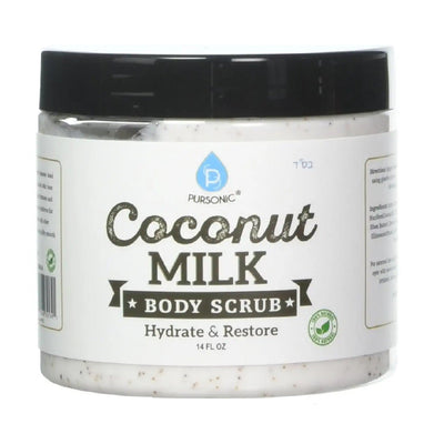 100% Natural Coconut Milk Body Scrub 14oz-0