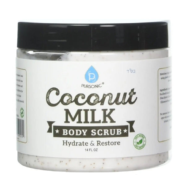 100% Natural Coconut Milk Body Scrub 14oz-0