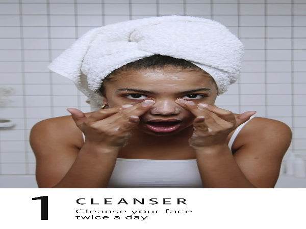 Three Step Facial Renewal System For Dry Skin Wash, Moisturizer & Scrub - For WOMEN-1