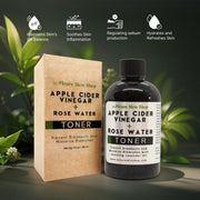 Apple Cider Vinegar + Rose Water Toner - Prevent Breakouts and  Minimize Blemishes with  Soothing Lavender Oil-1