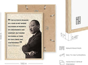 Black History Posters for Classroom - African American Art, Black History Month Decorations & African American Posters for Classroom, Quotes (Beige Frame, 11X14)